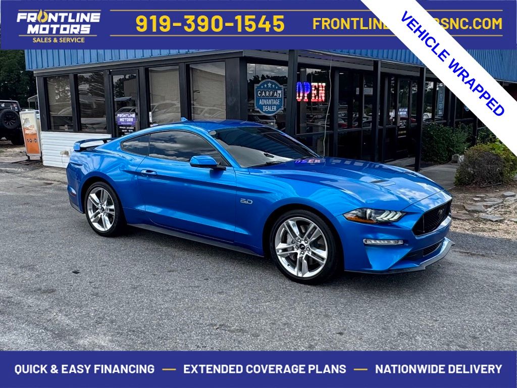 Velocity Blue Metallic 2020 Ford Mustang Coupe Rear-Wheel Drive 10-Speed Automatic