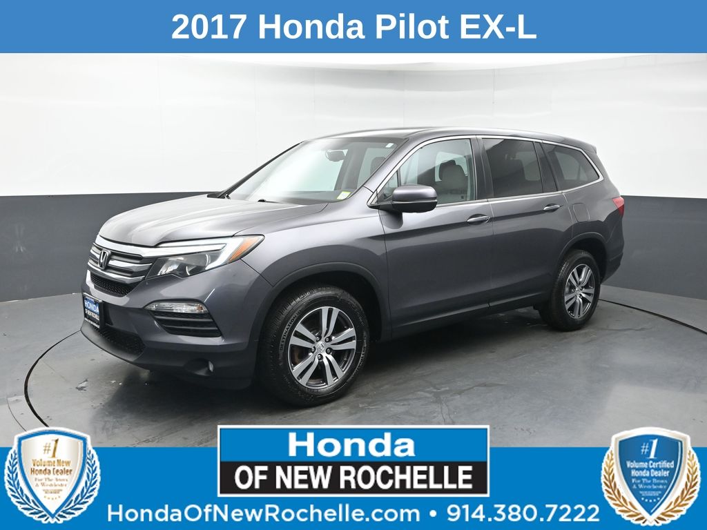 Gray (Modern Steel Metallic) 2017 Honda Pilot SUV / Crossover All-Wheel Drive 6-Speed Automatic
