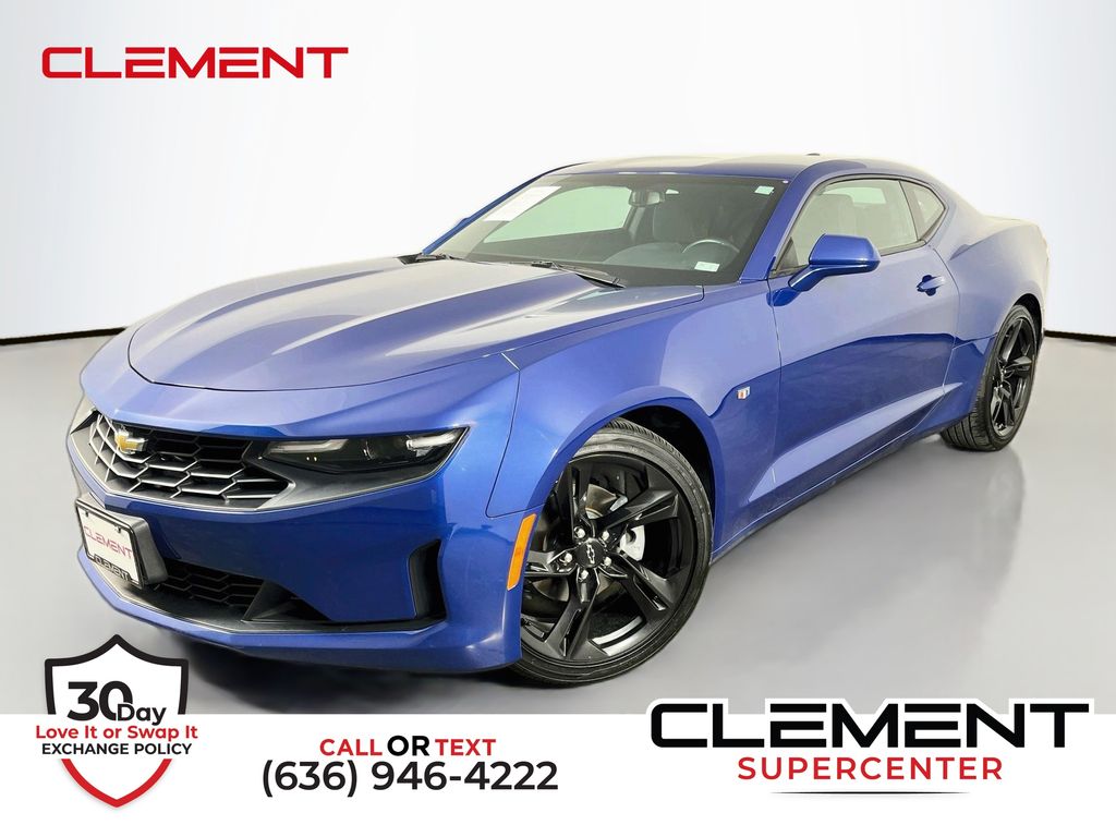 Riverside Blue Metallic 2022 Chevrolet Camaro Coupe Rear-Wheel Drive 8-Speed Automatic