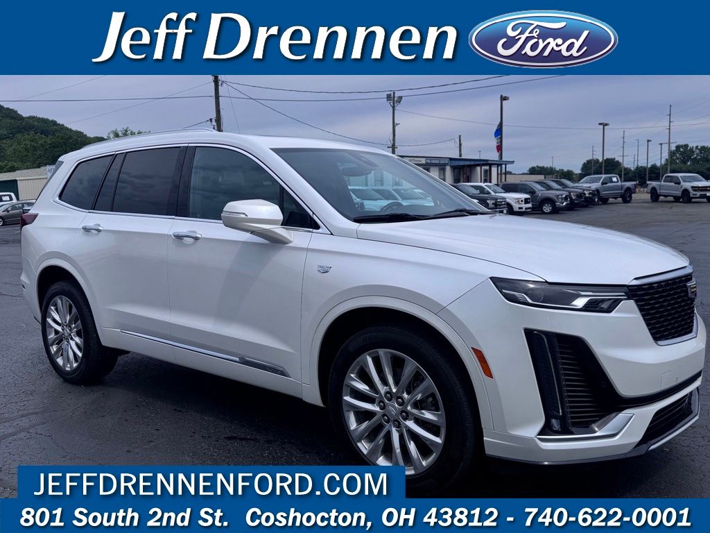 Crystal White Tricoat 2021 Cadillac XT6 SUV / Crossover Four-Wheel Drive 9-Speed Automatic