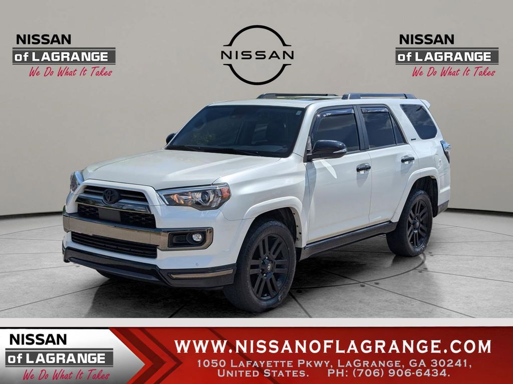 White 2021 Toyota 4Runner Nightshade Edition 4WD SUV / Crossover All-Wheel Drive 5-Speed Automatic Overdrive