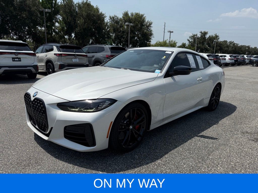Mineral White Metallic 2022 BMW 4 Series Coupe Rear-Wheel Drive 8-Speed Automatic