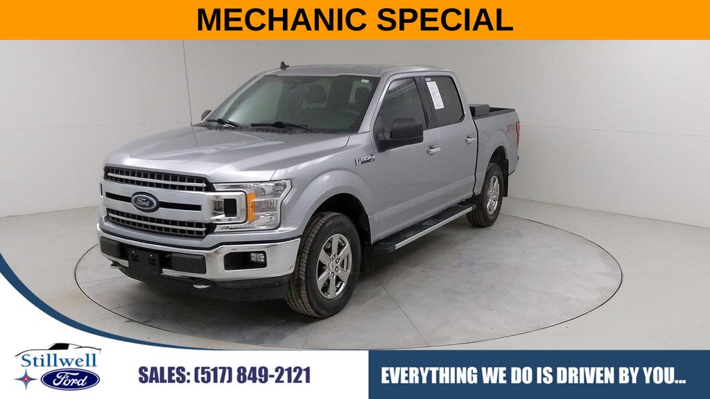 Iconic Silver Metallic 2020 Ford F-150 Pickup Truck Four-Wheel Drive Automatic