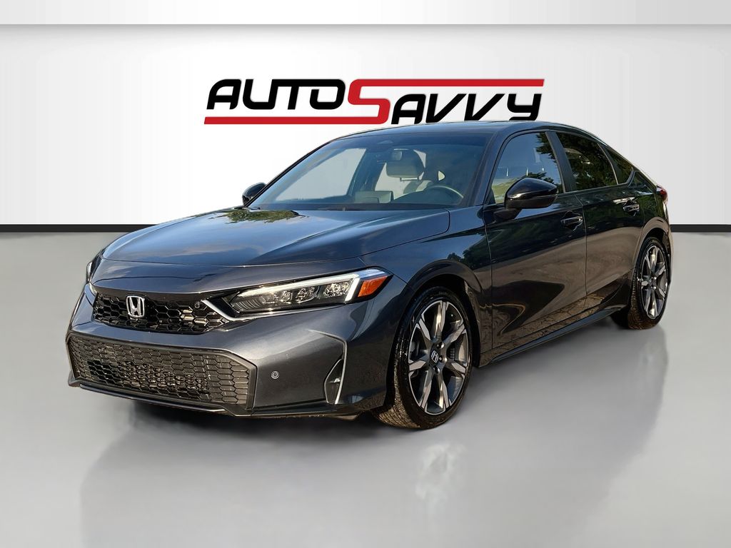2025 Honda Civic Hybrid Sport Touring Gray at AutoSavvy Houston Southwest