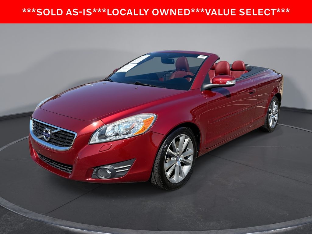 Flamenco Red Metallic 2011 Volvo C70 Convertible Front-Wheel Drive 5-Speed Automatic