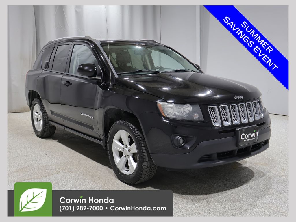 Black Clearcoat 2016 Jeep Compass SUV / Crossover Four-Wheel Drive 6-Speed Automatic