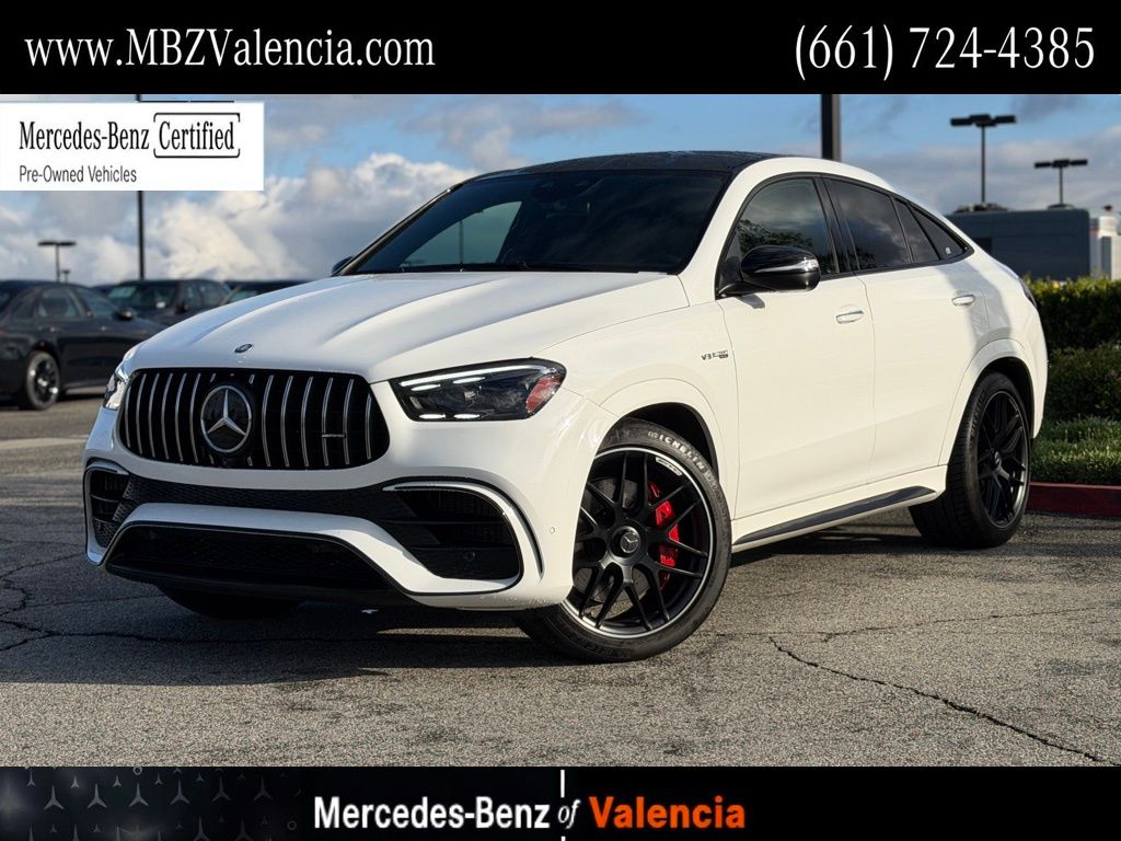 Polar White 2025 Mercedes-Benz GLE AMG GLE 63 S 4MATIC+ SUV / Crossover All-Wheel Drive 9-Speed Automatic