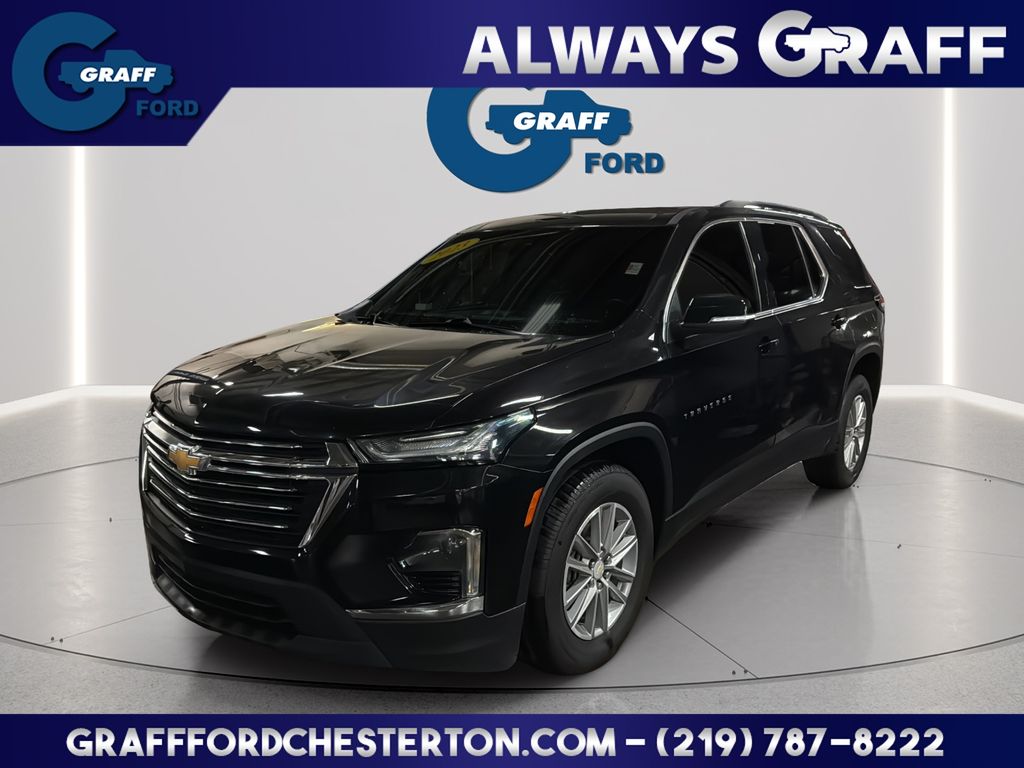Mosaic Black Metallic 2023 Chevrolet Traverse SUV / Crossover Four-Wheel Drive 9-Speed Automatic