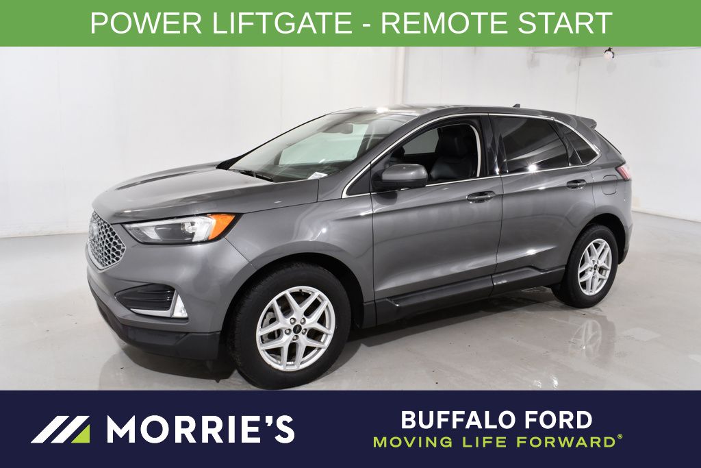 Carbonized Gray Metallic 2023 Ford Edge SEL AWD SUV / Crossover All-Wheel Drive 8-Speed Automatic