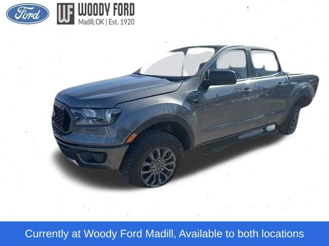 Gray Metallic 2021 Ford Ranger XLT SuperCrew 4WD Pickup Truck Four-Wheel Drive Automatic