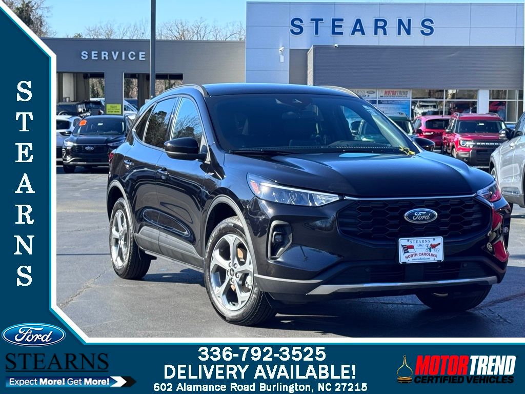 Black Metallic 2025 Ford Escape SUV / Crossover All-Wheel Drive 8-Speed Automatic