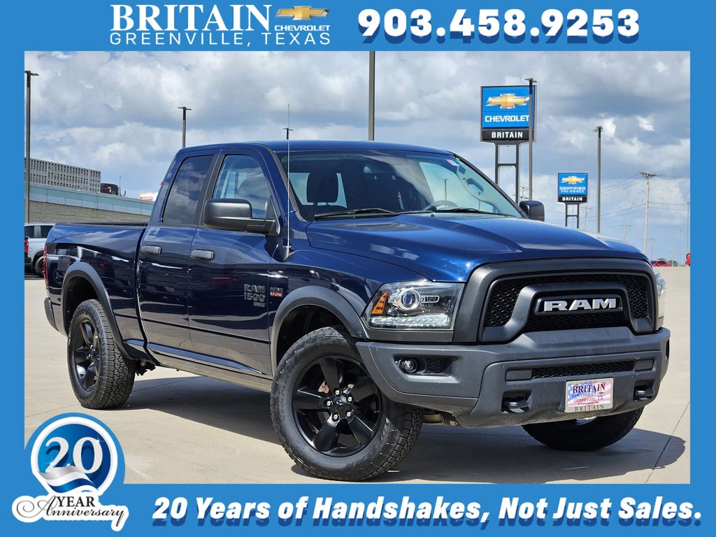 Patriot Blue Pearlcoat 2020 RAM 1500 Classic Warlock Quad Cab 4WD Pickup Truck Four-Wheel Drive 8-Speed Automatic