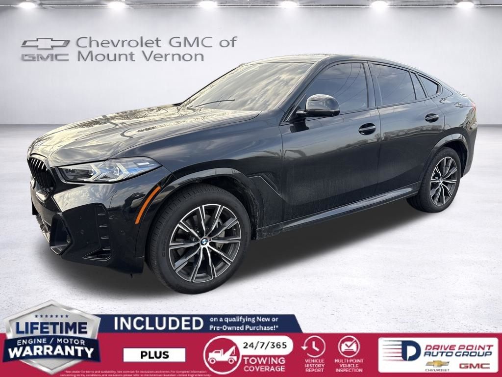 Black Sapphire Metallic 2024 BMW X6 xDrive40i AWD SUV / Crossover All-Wheel Drive 8-Speed Automatic