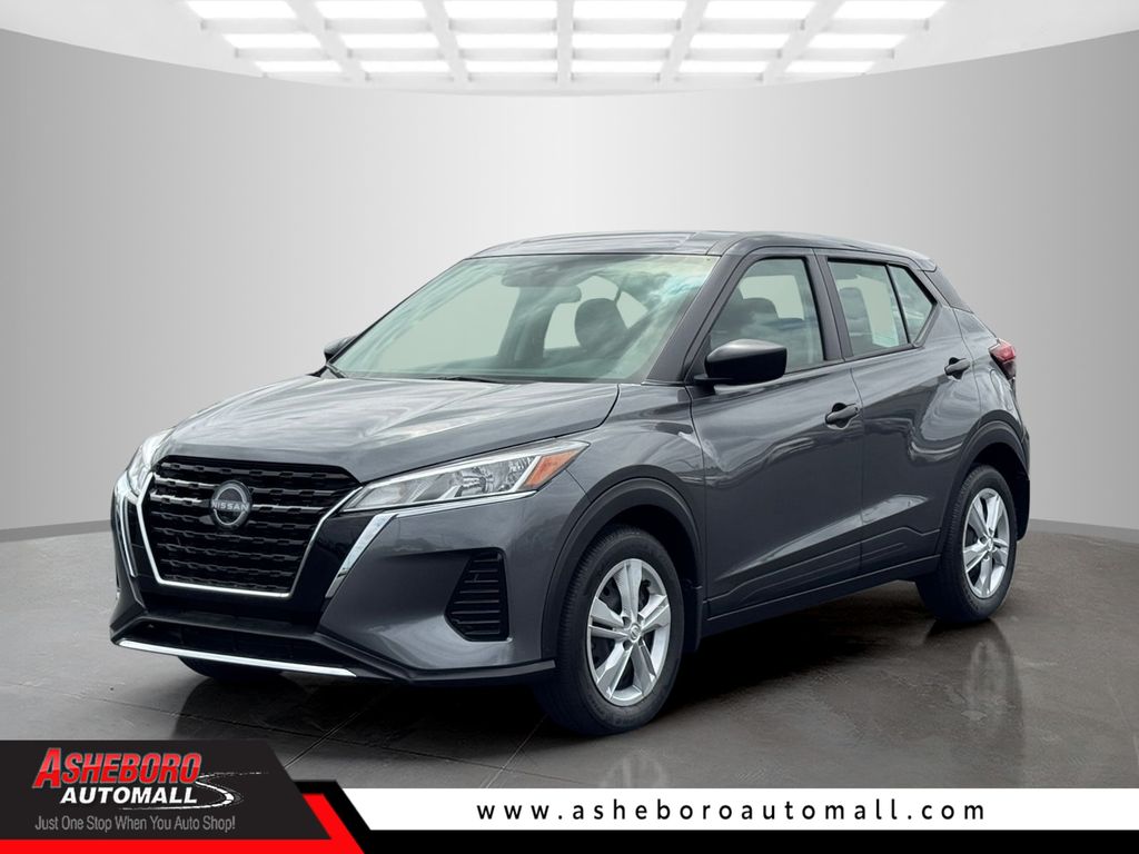 Gray (Gun Metallic) 2024 Nissan Kicks S FWD SUV / Crossover Front-Wheel Drive Continuously Variable Transmission