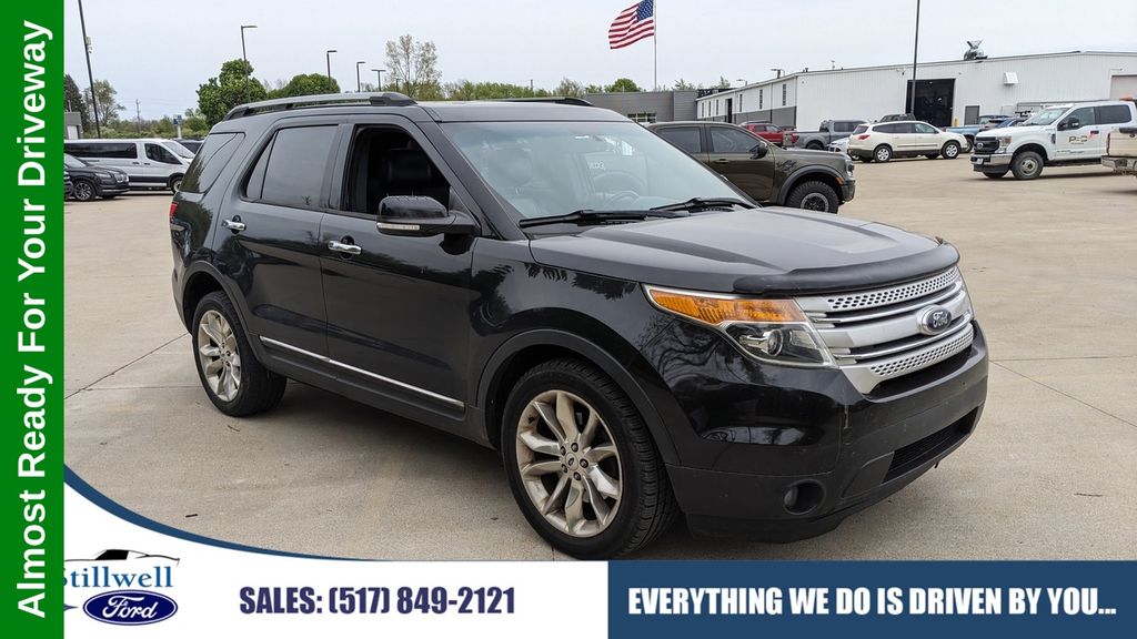 Tuxedo Black Metallic 2013 Ford Explorer XLT 4WD SUV / Crossover All-Wheel Drive 6-Speed Automatic
