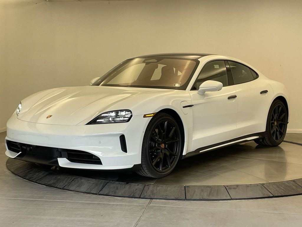2026 Porsche Taycan 4 White at Audi Porsche Sewickley