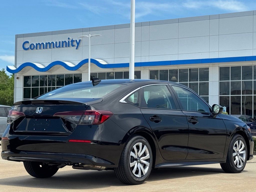 2026 Honda Civic LX Black at Community Honda