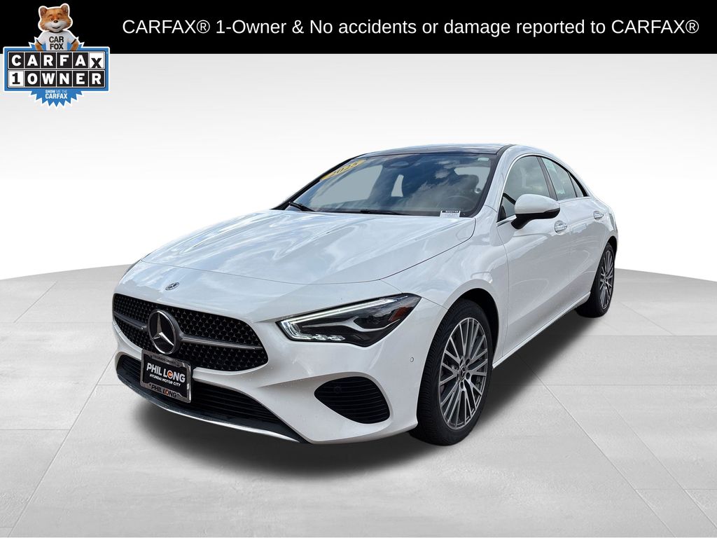Black 2025 Mercedes-Benz CLA Coupe All-Wheel Drive 8-Speed Dual Clutch