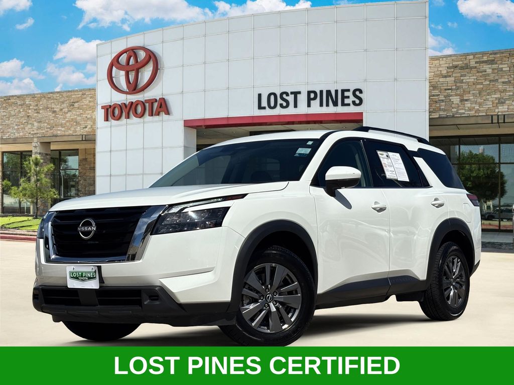 Glacier White 2024 Nissan Pathfinder SV FWD SUV / Crossover Front-Wheel Drive 9-Speed Automatic