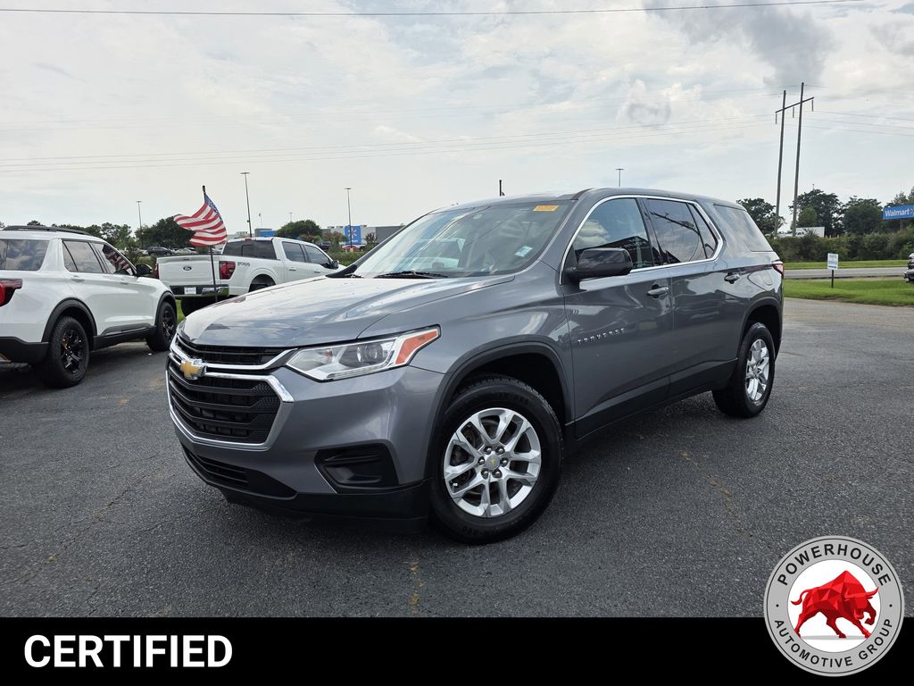 Gray (Satin Steel Metallic) 2021 Chevrolet Traverse SUV / Crossover Front-Wheel Drive 9-Speed Automatic