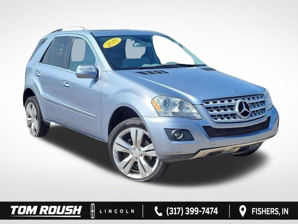 Alpine Rain Metallic 2010 Mercedes-Benz M-Class SUV / Crossover All-Wheel Drive 7-Speed Automatic