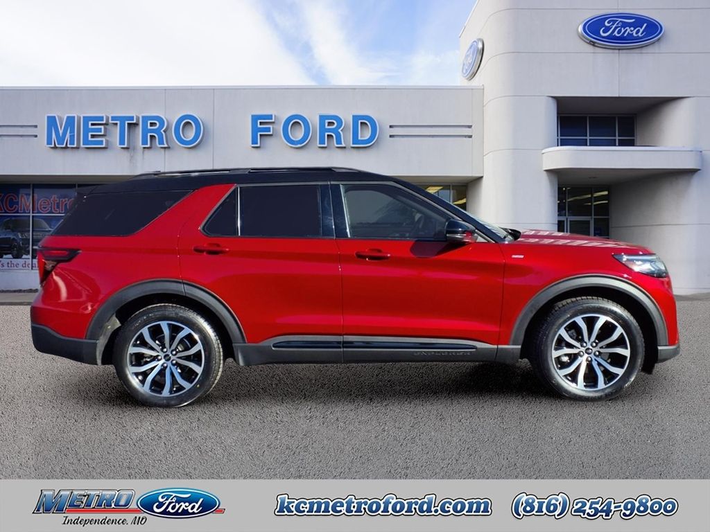 Certified 2025 Ford Explorer ST-LINE with VIN 1FMUK7KH6SGA48437 for sale in Kansas City