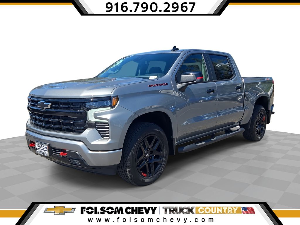 Sterling Gray Metallic 2026 Chevrolet Silverado 1500 Pickup Truck Four-Wheel Drive Automatic