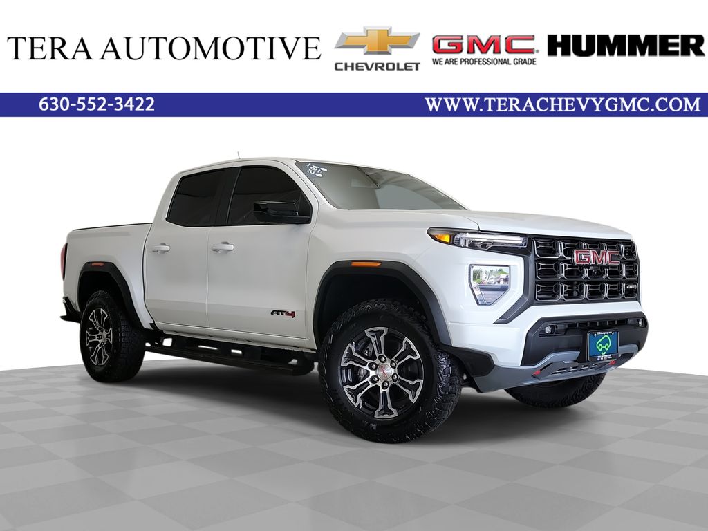 Summit White 2024 GMC Canyon Pickup Truck Four-Wheel Drive 8-Speed Automatic