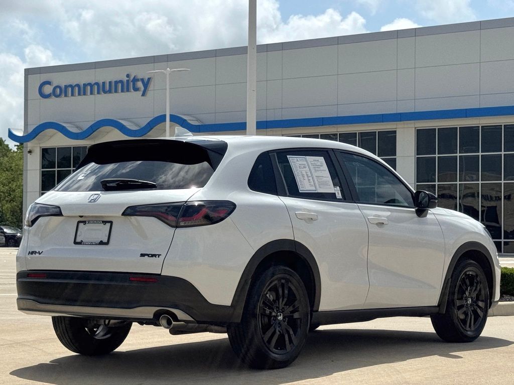 2026 Honda HR-V Sport White at DeMontrond Auto Country