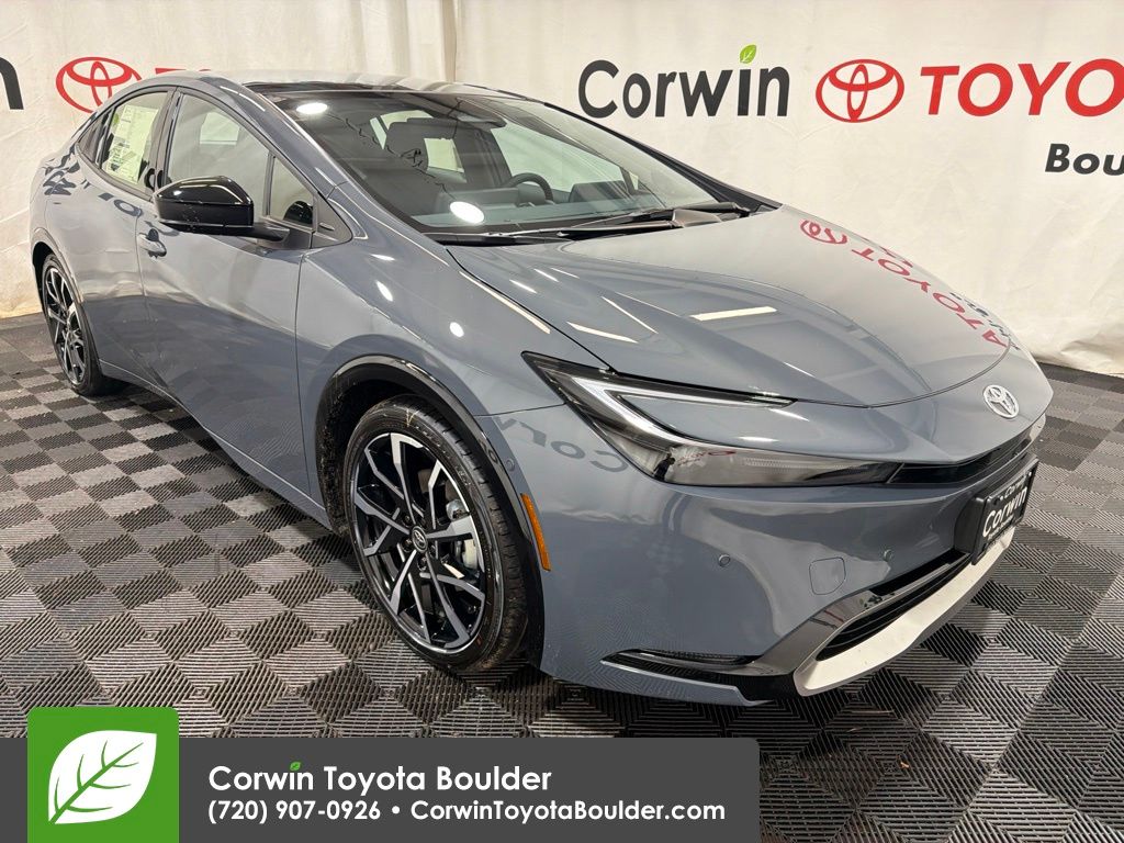 Gray 2026 Toyota Prius Plug-In Hybrid Hatchback Front-Wheel Drive Continuously Variable Transmission