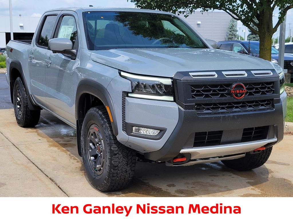 Boulder Gray Pearl 2026 Nissan Frontier Pickup Truck Four-Wheel Drive 9-Speed Automatic Overdrive