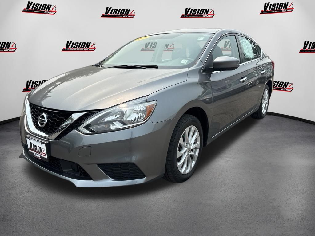 Gray (Gun Metallic) 2019 Nissan Sentra Sedan Front-Wheel Drive Continuously Variable Transmission