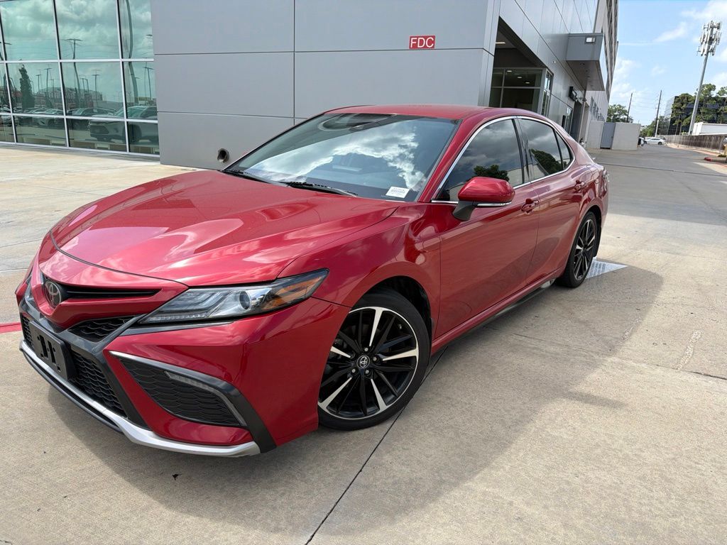 2022 Toyota Camry XSE Red at Emmons Autoplex