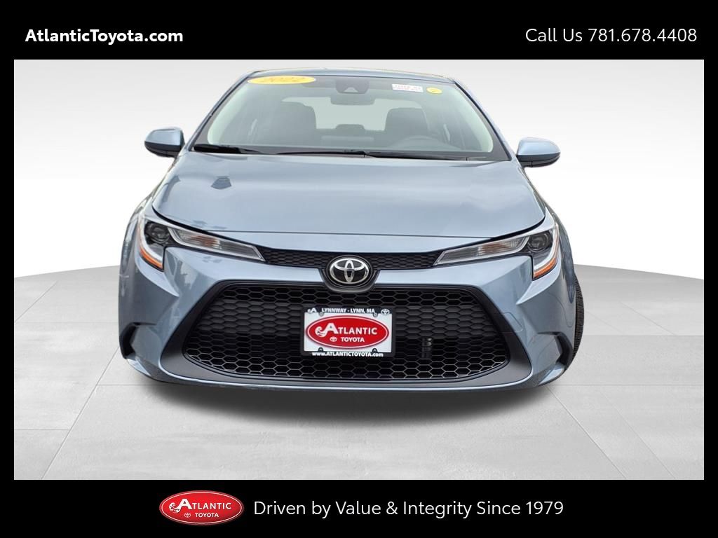 Certified 2022 Toyota Corolla LE with VIN JTDEPMAE1N3021657 for sale in Lynn, MA