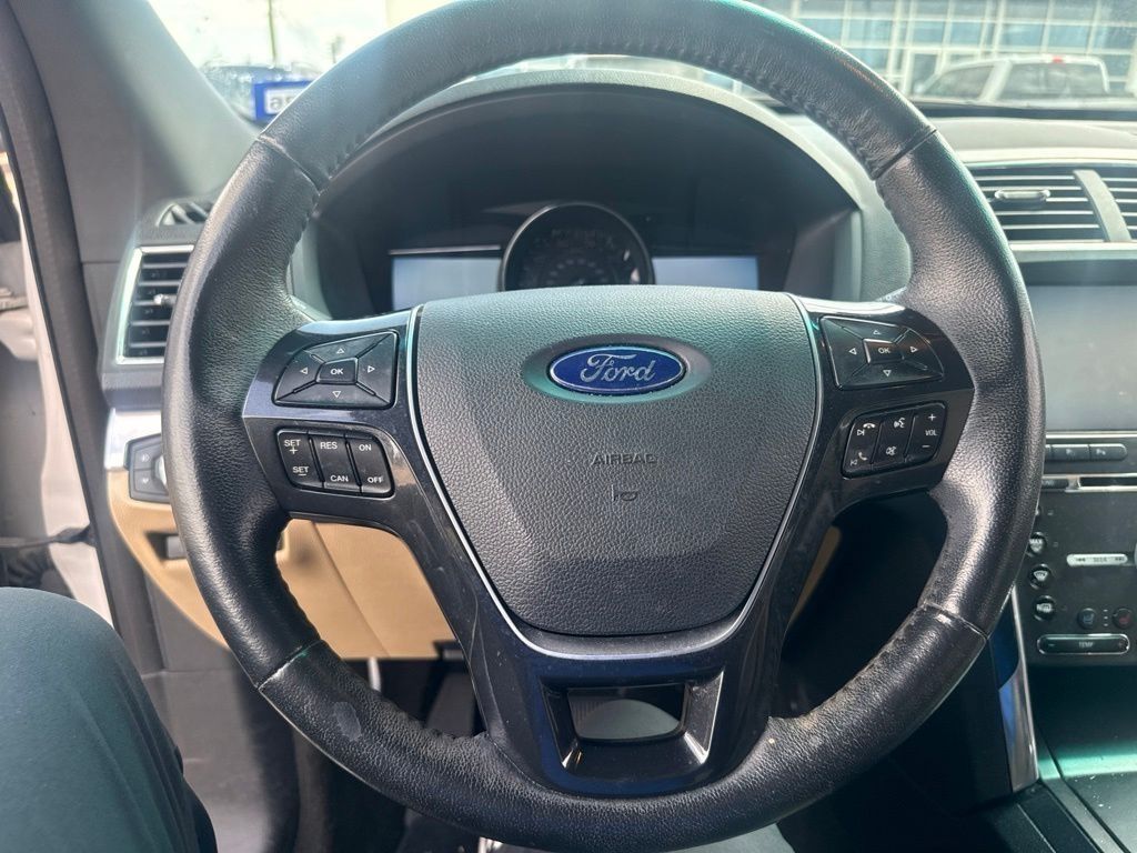 2016 Ford Explorer Limited White at Classic Elite Chevrolet Sugar Land