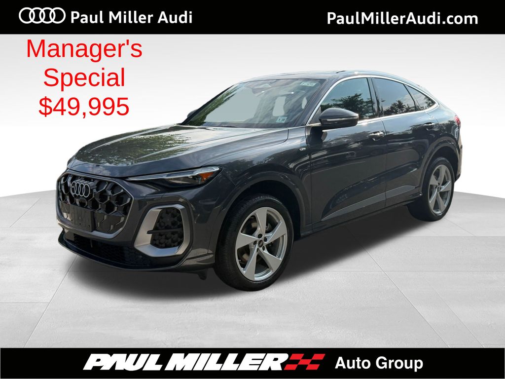 Tambora Gray Metallic 2025 Audi Q5 Sportback Sedan All-Wheel Drive 7-Speed Automatic