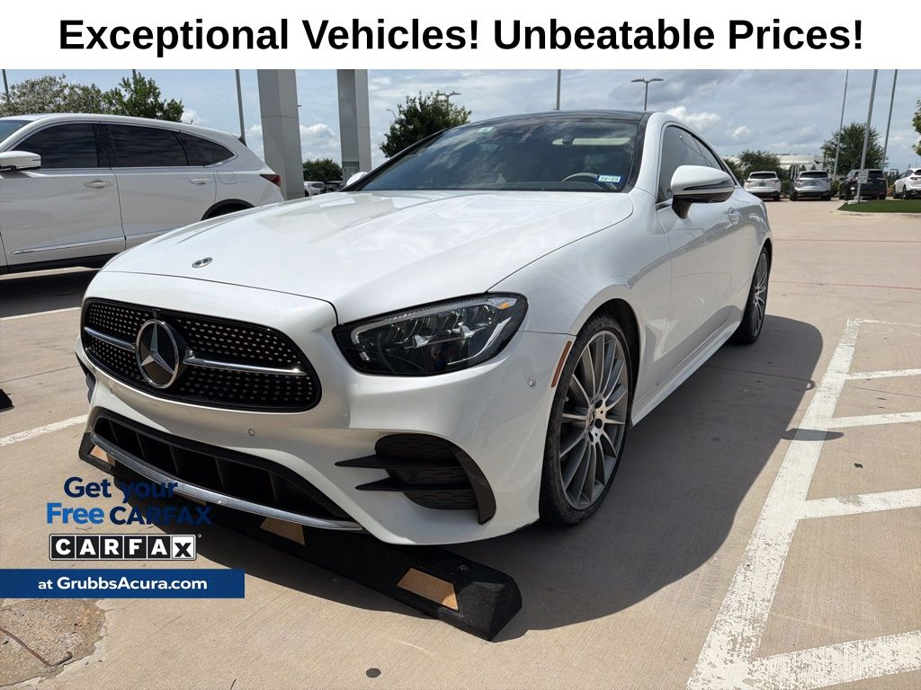 Polar White 2022 Mercedes-Benz E-Class E 450 Coupe RWD Coupe Rear-Wheel Drive 9-Speed Automatic