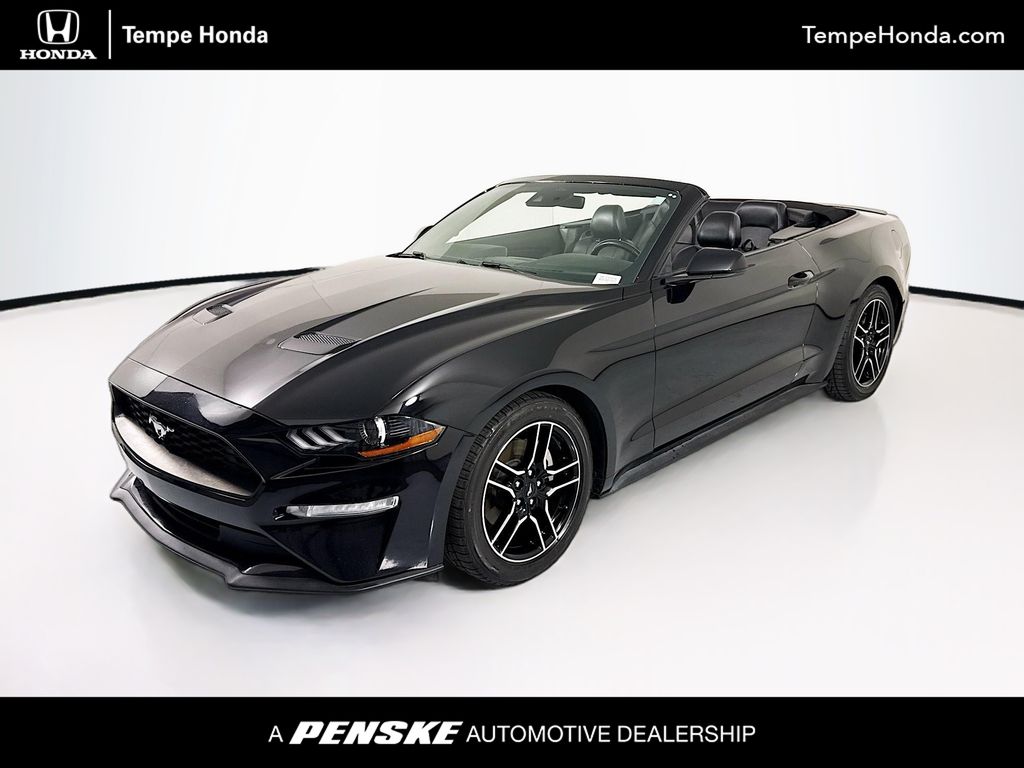 Shadow Black 2021 Ford Mustang Convertible Rear-Wheel Drive Automatic