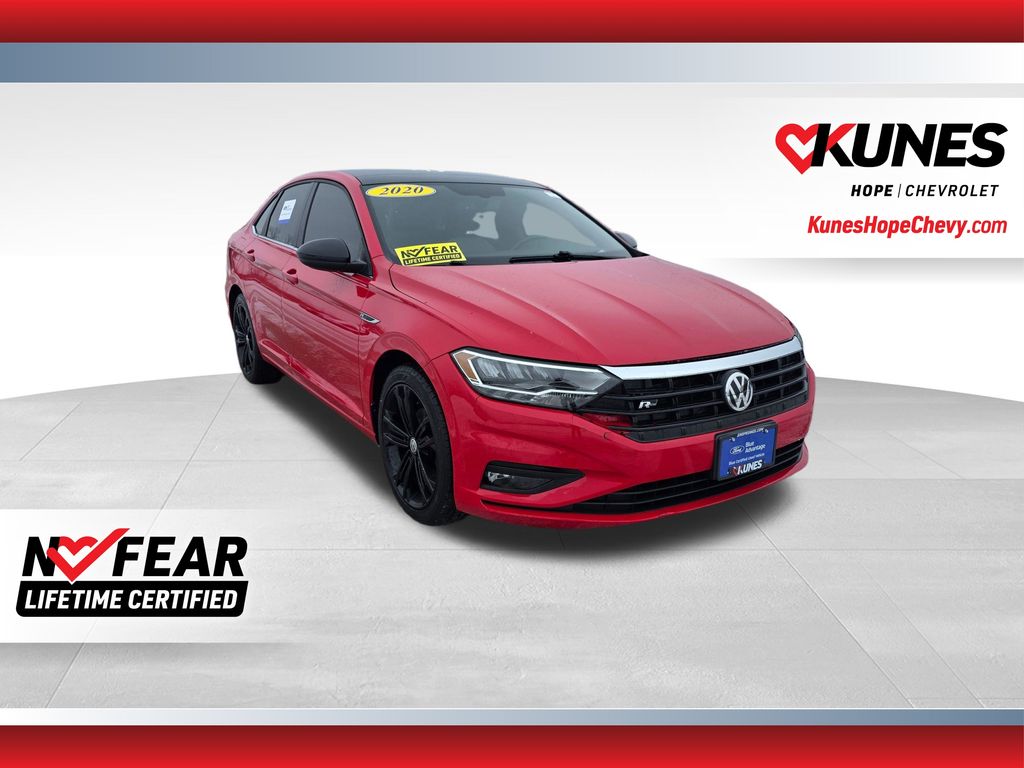 Red 2020 Volkswagen Jetta R-Line FWD Sedan Front-Wheel Drive 8-Speed Automatic