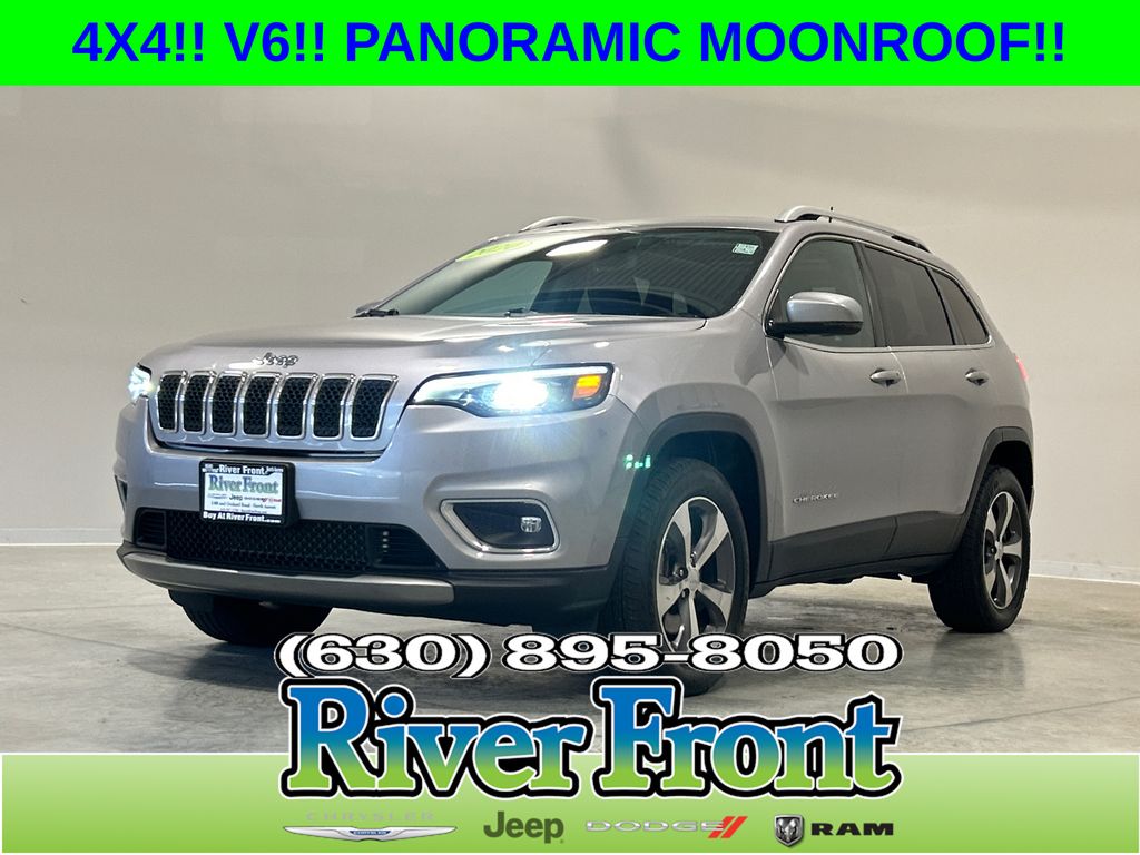Billet Silver Metallic Clearcoat 2020 Jeep Cherokee Limited 4WD SUV / Crossover Four-Wheel Drive 9-Speed Automatic