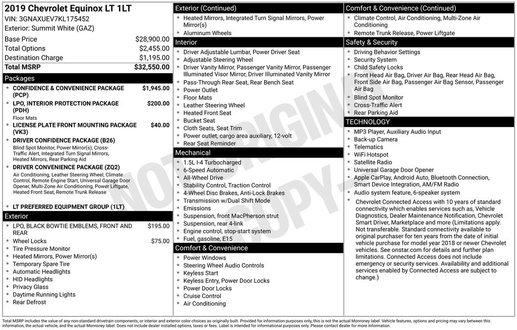 Used 2019 Chevrolet Equinox SUV
