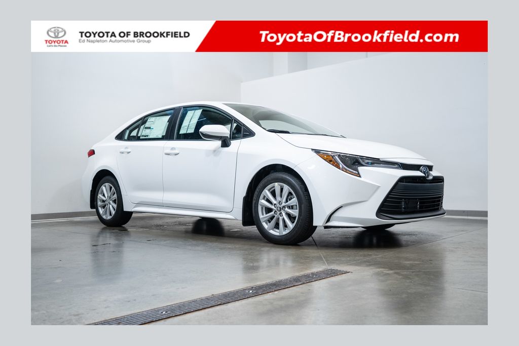 Ice 2026 Toyota Corolla LE FWD Sedan Front-Wheel Drive Continuously Variable Transmission
