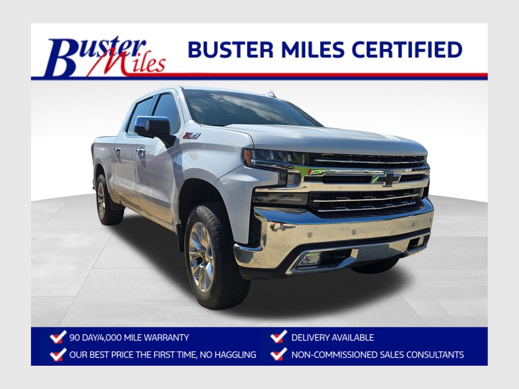 Summit White 2021 Chevrolet Silverado 1500 Pickup Truck Four-Wheel Drive 8-Speed Automatic
