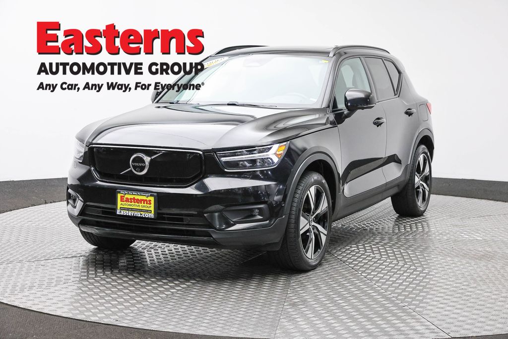 Black 2022 Volvo XC40 Recharge SUV / Crossover All-Wheel Drive 1-Speed Automatic