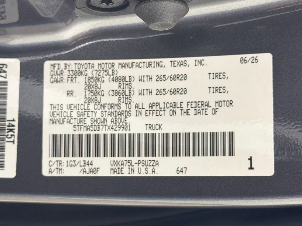New 2026 Toyota Tundra Truck