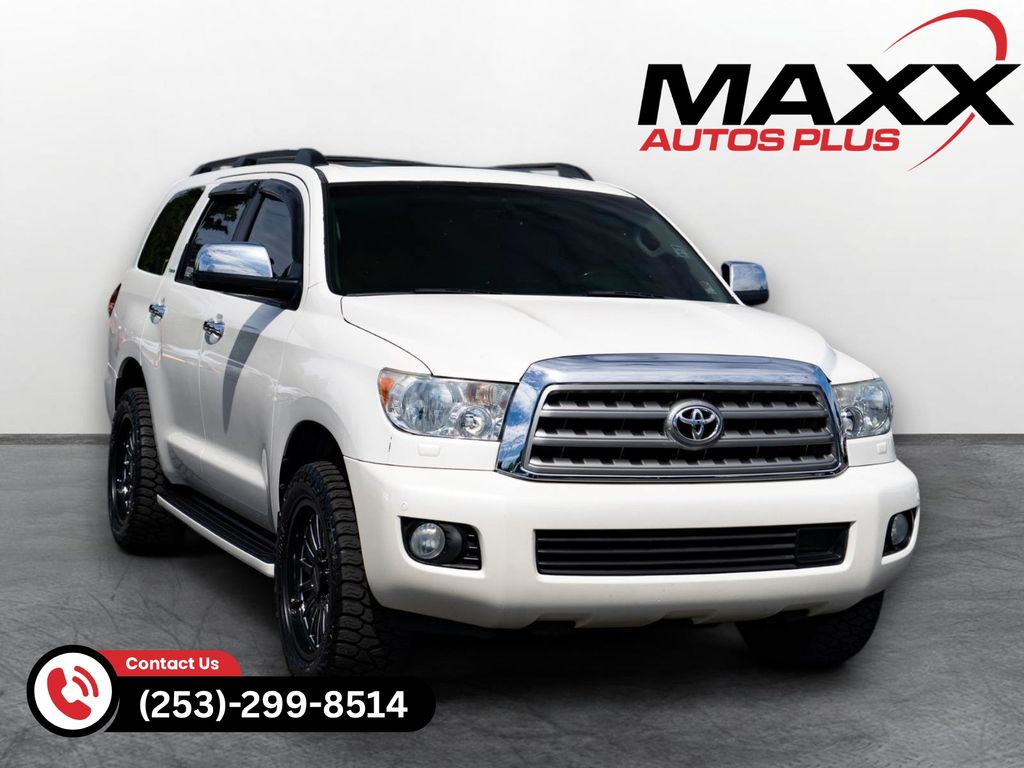 White (Blizzard Pearl) 2014 Toyota Sequoia SUV / Crossover Four-Wheel Drive 6-Speed Automatic