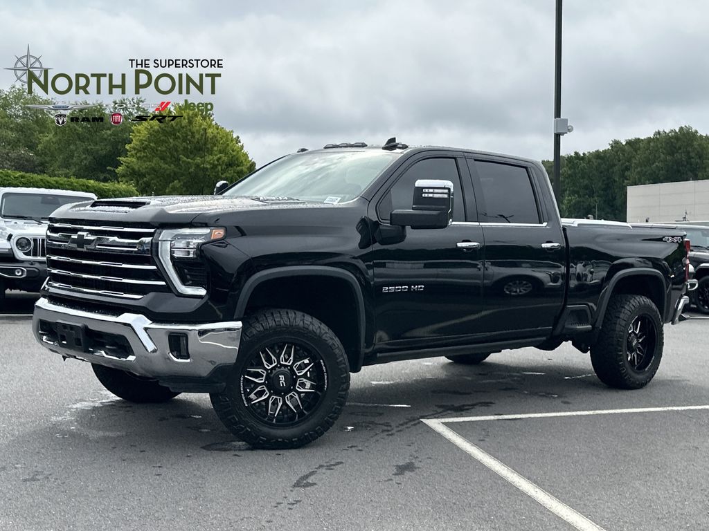 Black 2024 Chevrolet Silverado 2500HD Pickup Truck Four-Wheel Drive Automatic