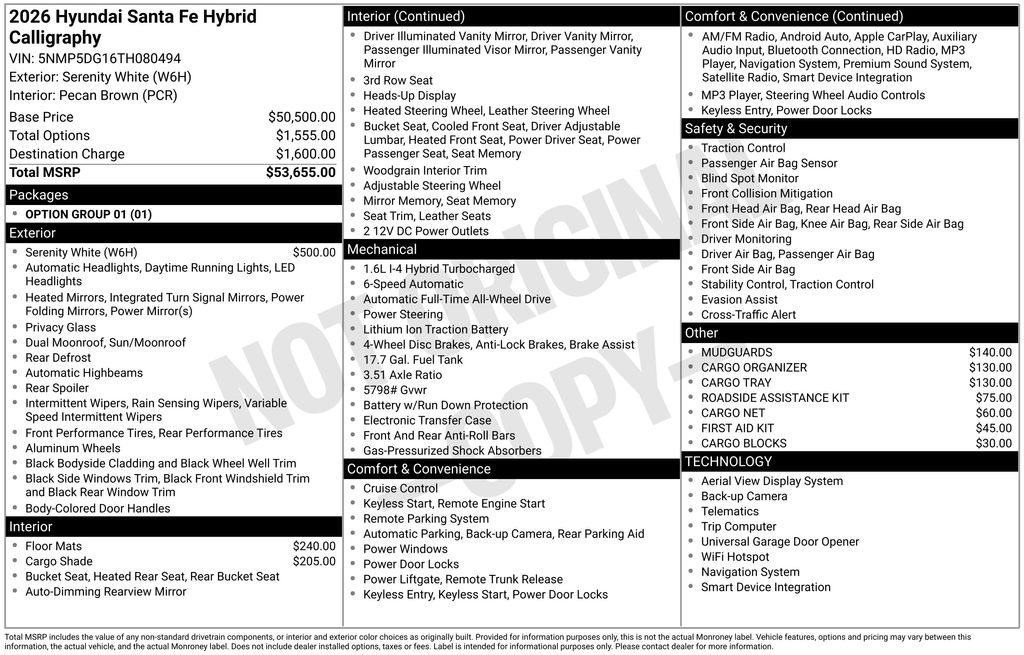 New 2026 White Hyundai Calligraphy image 25