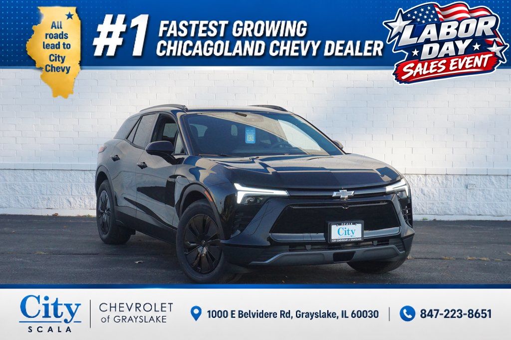 Black 2026 Chevrolet Blazer EV SUV / Crossover Front-Wheel Drive 1-Speed Automatic