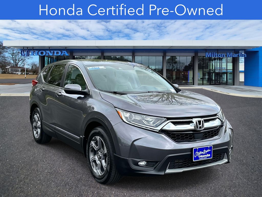 Gray 2019 Honda CR-V EX-L FWD SUV / Crossover Front-Wheel Drive Continuously Variable Transmission